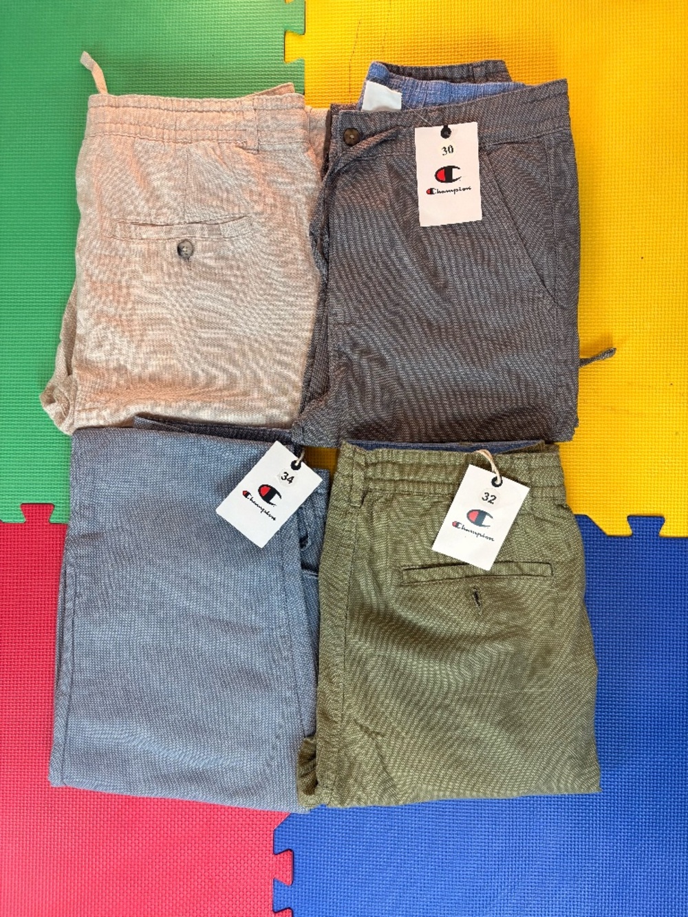 NWT Champion Casual Oxford Cotton Drawstring Trousers